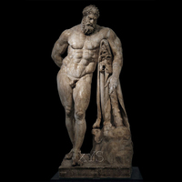 Statue de marbre de dieu grec sculptée à la main, design européen personnalisé, pierre classique célèbre, durable, polie, pour décoration extérieure de villa et jardin