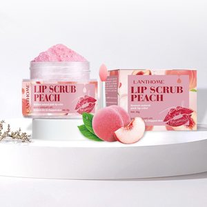 สครับริมฝีปากพีช บำรุงริมฝีปากแห้งแตก ช่วยผลัดเซลล์ผิว ให้ความชุ่มชื้น ติดทนนาน ออกฤทธิ์เร็ว แบรนด์ของเราเอง - Product Image 1