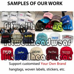 Casquette de baseball en denim de coton uni, personnalisable avec broderie de votre logo, effet délavé et vieilli, style Dad Hat, vente en gros - Product Image 6