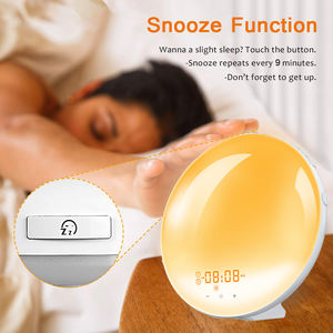 Reloj Despertador con Luz LED Regulable, Radio FM <span class=keywords><strong>y</strong></span> Ayuda para Dormir, Venta al Por Mayor de Fábrica, para el Dormitorio - Product Image 1