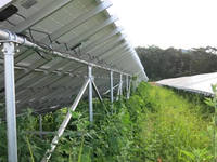 Structures de montage au sol pour panneaux solaires résidentiels et commerciaux en acier de type C galvanisé à chaud à installation rapide universelle, garantie 25 ans