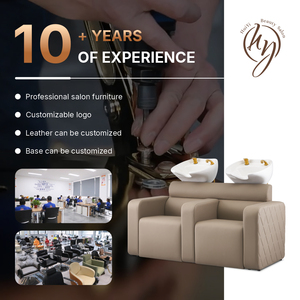 Profesyonel saç salonları SC218 için kase ile ayarlanabilir çift şampuan sandalye - Product Image 6