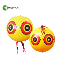 Ballon de plage extérieur en PVC réfléchissant pour oiseaux