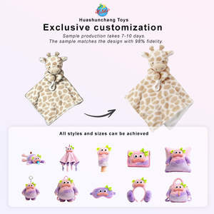 <span class=keywords><strong>Unicorno</strong></span> giocattolo per bambini lavabile ed ecologico in cotone <span class=keywords><strong>peluche</strong></span> DouDou imbottito coperta di sicurezza trapunta animale con riempimento PP - Product Image 1