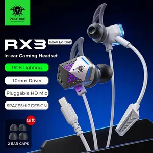 Audífonos Intrauditivos con Cable PLEXTONE RX3Pro Versión Espacial, Audífonos para Juegos con Micrófono Largo y Luz RGB - Product Image 5