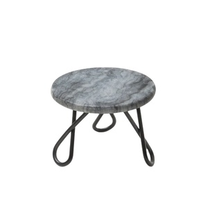 Top Selling Fancy Grey Marble round Wedding Cake Stand Metal <b>Tool</b> for Wedding and Party Decoration on Sale - Product Image 1