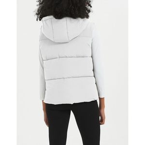 FOXA Gilet matelassé pour femme, sans manches, à fermeture éclair, isolé, à capuche, pour l'hiver, la randonnée en plein air, avec poches - Product Image 6