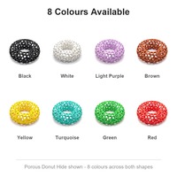 Best-seller transfrontalier : Cachette pour poissons et crevettes en PLA imprimé en 3D, forme anneau/onde, style moderne minimaliste