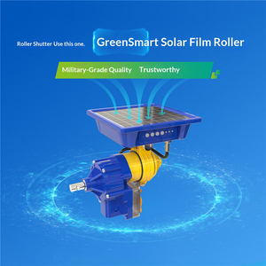 Complete <b>Solar</b> Electric Film Roll Up Unit Automatic Greenhouse Side Ventilation Motor with <b>Panel</b> - Product Image 5