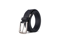 Ceinture en cuir PU classique pour homme, nouveau design, avec motif en relief, boucle à ardillon en cuir, taille personnalisable pour homme