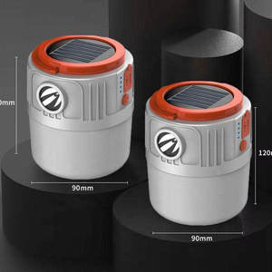 โคมไฟฉุกเฉิน LED พลังงานแสงอาทิตย์ชาร์จไฟได้แบบ USB, ไฟเต็นท์ตั้งแคมป์กลางแจ้งไฟฉายผลิตภัณฑ์ประเภทโคมไฟตั้งแคมป์ - Product Image 6