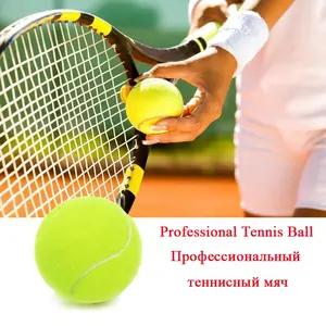 Профессиональный теннисный мяч с принтом на заказ из полиэстера или шерсти, теннисные мячи класса OEM
