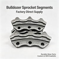 Nuevo Segmento de Rueda Motriz para Bulldozer de Fabricación Profesional, Calidad OEM Shantui, Número de Pieza 154-27-12273A, Calidad Superior, Precio Competitivo