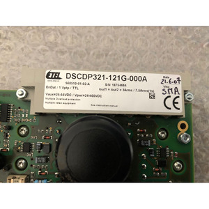 แผงควบคุมอิเล็กทรอนิกส์ DSCDP321-121G-000A etel สำหรับอุปกรณ์อุตสาหกรรม - Product Image 1