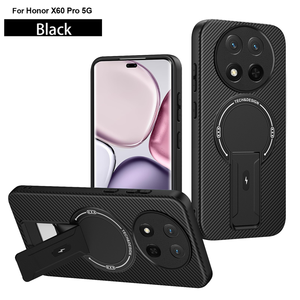 Funda Protectora con Soporte de <span class=keywords><strong>Fibra</strong></span> de Carbono Lichicase para Honor X8D Magic8 Pro, TPU+PC, Antigolpes - Product Image 2