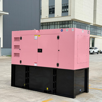 Générateur diesel silencieux de type ouvert 80 kW 100 kVA de Chine, groupe électrogène refroidi par eau 75 kW 80 kVA avec ATS, alimenté par Cummins 4BTA3.9