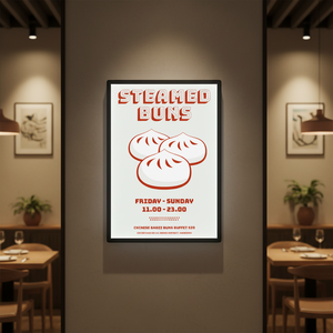 Lightbox LED Retroilluminato Nero A3, Insegna Pubblicitaria Rettangolare da Parete, Basso Consumo, Vetro Temperato, Profilo in Alluminio, Appendibile - Product Image 3