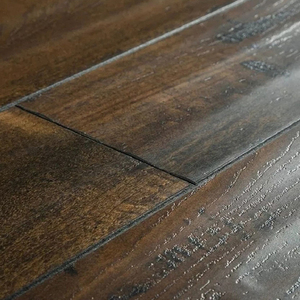 Plancher en bois <span class=keywords><strong>stratifié</strong></span> de qualité supérieure, brun <span class=keywords><strong>foncé</strong></span>, résistant à l'eau, 8 mm HDF - Product Image 4