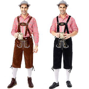 <span class=keywords><strong>Costume</strong></span> de fête adulte chemise à carreaux rouge ensemble hommes <span class=keywords><strong>Oktoberfest</strong></span> pantalon bière Bar Costumes Allemagne bière Festival <span class=keywords><strong>Costume</strong></span> - Product Image 6