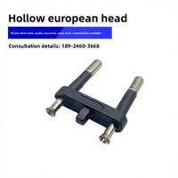 Connecteur électronique évasé à tête et embout en cuivre, de type européen, à âme pleine, pour cadre et accessoires électroniques ZX