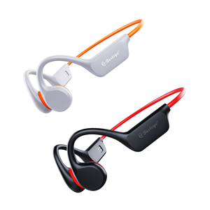Headphone Olahraga Nirkabel IPX8 Open Ear Stereo <span class=keywords><strong>Neckband</strong></span> <span class=keywords><strong>Headset</strong></span> Lari BT Konduksi Tulang - Product Image 1