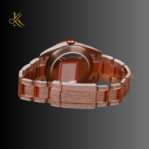 Đồng hồ kim cương moissanite cao cấp với chi tiết cao cấp được thiết kế cho những người đàn ông đánh giá cao sự tinh tế và vô song - Product Image 6