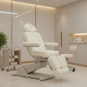 เฟอร์นิเจอร์ร้านเสริมสวยหรูหรา เตียงเสริมความงาม <span class=keywords><strong>3</strong></span> มอเตอร์ สำหรับนวดหน้า ทำทรีทเมนท์ผิว ทำสัก เก้าอี้ไฟฟ้าสำหรับทำเล็บเท้า - Product Image 1