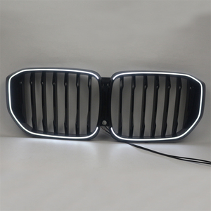Griglia Anteriore Nera Lucida Kit Griglia Paraurti Anteriore con Luce per BMW X5 G05 LCI G18 23-25 51135A67CC8 51135A67CC6 - Product Image 1