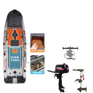 Oferta Especial <span class=keywords><strong>Kayak</strong></span> Modular de <span class=keywords><strong>2</strong></span> Piezas para <span class=keywords><strong>Pesca</strong></span> con Pedal y Motor - Product Image 1