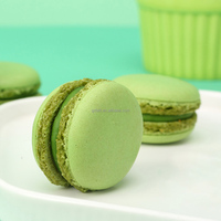 Macarons sandwichs coréens sains, emballés individuellement, biscuits moelleux et sucrés, étiquette personnalisée, biscuits sandwichs macarons