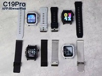 Reloj Inteligente C19 Pro para Hombre, NFC, Resistente al Agua IP68, Pantalla TFT, Monitor de Actividad Física, Monitoreo de Salud, Respuesta de Llamadas BT, Android