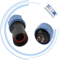 Enchufe impermeable hembra WEIPU de 2 pines IP68 SP1710/S2 plástico PC PPS soldadura roscada latón 2 3 4 5 7 9 10 conector sp1711 sp1712