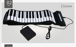 Clavier de <span class=keywords><strong>piano</strong></span> <span class=keywords><strong>numérique</strong></span> MIDI enroulable, électronique, prix bas, <span class=keywords><strong>88</strong></span> <span class=keywords><strong>touches</strong></span>, jouet musical pour enfants, <span class=keywords><strong>piano</strong></span> portable - Product Image 5