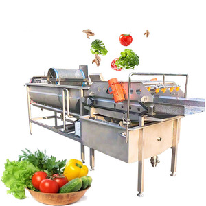 Machine à laver les fruits et légumes multifonctionnelle nouvelle génération à courant de Foucault pour le nettoyage des feuilles, du gingembre et des pommes - Product Image 1