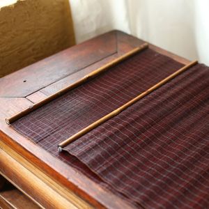 Tapete de Bambú Xiangfei para Té, Laca, Tejido Fino, Antideslizante, para Ceremonia del Té Zen, Color Retro, Origen Anji - Product Image 3