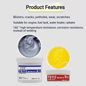 Mastic époxy de réparation de métaux de qualité industrielle TS112 résistant à l'usure à haute résistance pour la fixation de défauts de coulée - Product Image 5