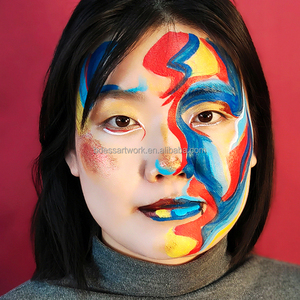 Venta al por mayor de Halloween profesional no tóxico de etiqueta privada al óleo <span class=keywords><strong>pintura</strong></span> facial <span class=keywords><strong>pintura</strong></span> corporal 12 <span class=keywords><strong>colores</strong></span> <span class=keywords><strong>paleta</strong></span> de <span class=keywords><strong>pintura</strong></span> facial al óleo - Product Image 5