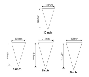 24 Inch Gravure Printed PE Side Gusset <b>Bags</b> Clear Disposable Thickened Non-Slip Piping <b>Bags</b> for Baking Decorating Desserts Cakes - Product Image 2