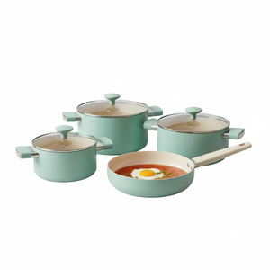 <span class=keywords><strong>Juego</strong></span> <span class=keywords><strong>de</strong></span> 8 Piezas <span class=keywords><strong>de</strong></span> <span class=keywords><strong>Ollas</strong></span> y Sartenes <span class=keywords><strong>de</strong></span> Cerámica Antiadherentes Personalizables, <span class=keywords><strong>Juego</strong></span> <span class=keywords><strong>de</strong></span> Utensilios <span class=keywords><strong>de</strong></span> Cocina <span class=keywords><strong>de</strong></span> Cerámica <span class=keywords><strong>de</strong></span> Aluminio Fundido por Inducción - Product Image 2