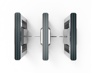 RFID Card &amp; QR <strong>Code</strong> Access <strong>Control</strong> Security System Flap Barrier Turnstile <strong>Gate</strong> - Product Image 2
