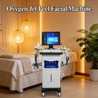 Appareil de nettoyage facial à jet, dermabrasion, élimination des peaux mortes, machine d'hydro-dermabrasion à oxygène