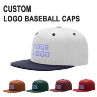 Gorras Estilo Universitario al por Mayor, Mezcla de Lana y Poliéster, Estructuradas, con Cierre a Presión, Logotipo Bordado en 3D Personalizado, Gorras Deportivas de Alta Densidad