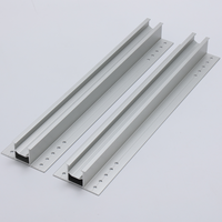 Système de montage de panneaux solaires sur toit, supports et rails professionnels en aluminium série 6000 pour panneaux solaires