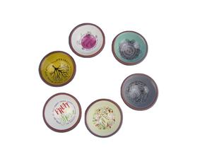 Mini plato de terracota en forma de flor, salsa de tomate Dip Sal Vinagre Sushi Salsa de soja Plato <span class=keywords><strong>Tapas</strong></span> Bowl - Product Image 3