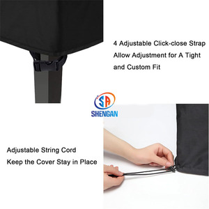 147*132*76cm Heavy Duty Patio rettangolare nero all'aperto impermeabile biliardino <span class=keywords><strong>gioco</strong></span> di calcio - Product Image 5