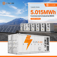 SunArk 5MWh Kabinet Penyimpanan Energi BESS Terkontainerisasi untuk Industri & Komersial dengan Pendingin Cair untuk Proyek Mikrogrid Skala Utilitas