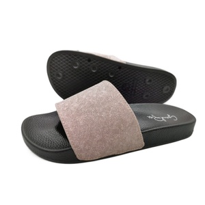 Pantofole blu con tomaia in <span class=keywords><strong>pelle</strong></span> da <span class=keywords><strong>uomo</strong></span> GRS 2021 infradito comode pantofole da bagno per doccia interna - Product Image 1