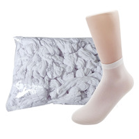 144 pièces chaussettes d'essai hygiéniques en gros pas cher chaussettes à usage unique chaussettes jetables bas chaussettes