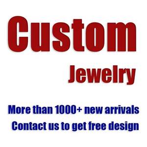 Op maat gemaakte Poolse designer logo gegraveerde roestvrijstalen vergulde zilveren zwarte hanger tags bedels trendy DIY ketting armband - Product Image 2