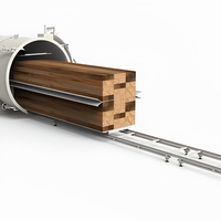 Séchoir à bois sous vide haute fréquence 10 m³ – Four de séchage RF pour bois massif et bois dur